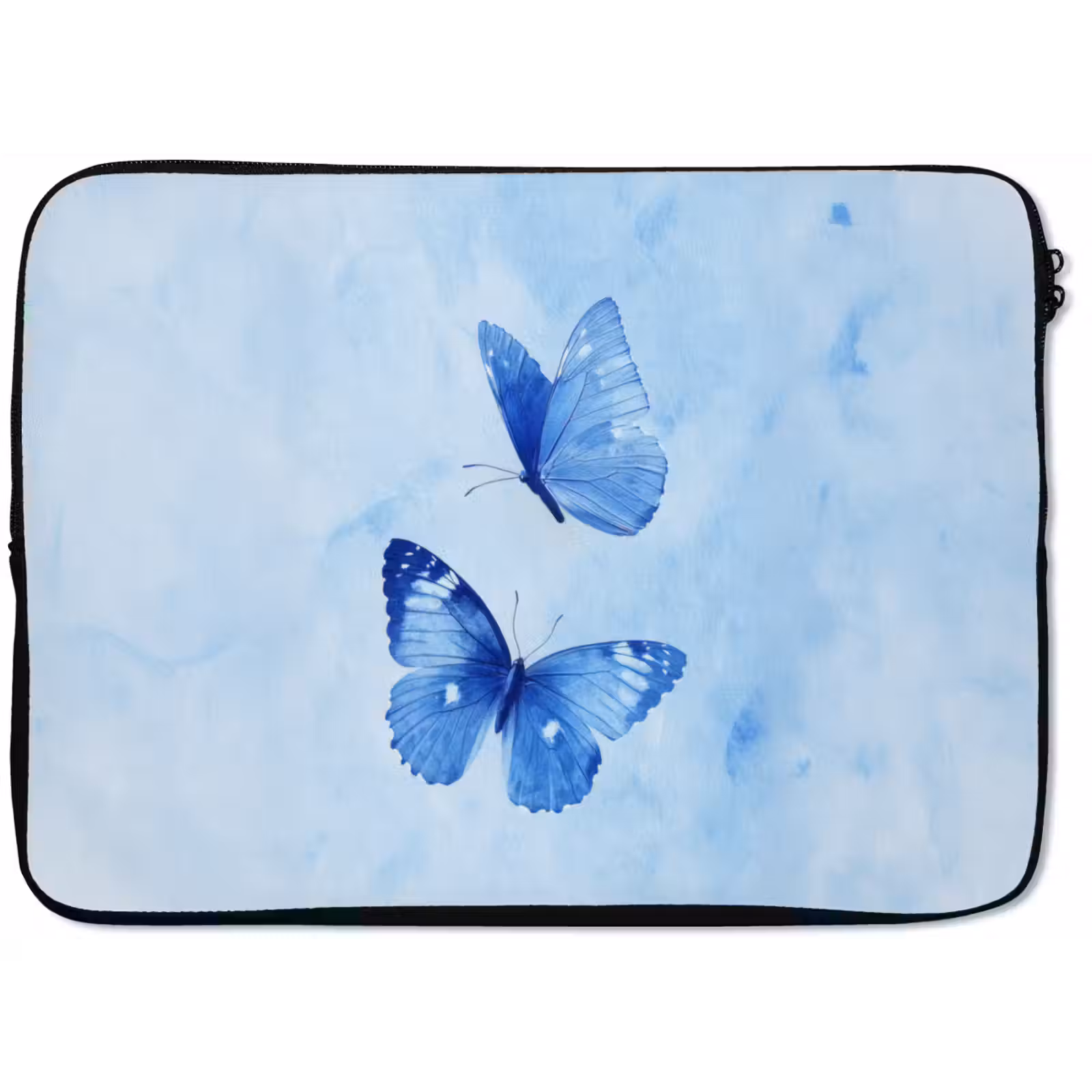 Laptophoes - Vlinders - Sierlijk - Blauw — 1
