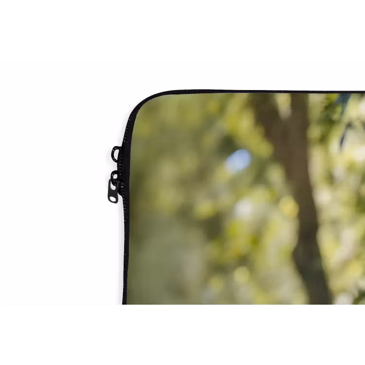 Laptophoes - Arend - Hout - Wit - Planten — 6