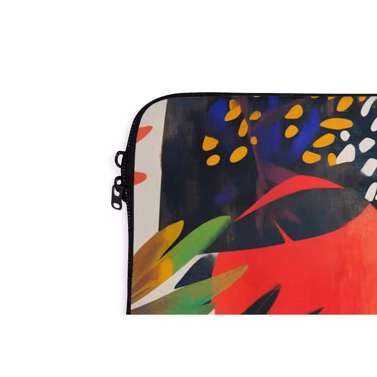Laptophoes - Bladeren - Vormen - Abstract - Kleurrijk — 6