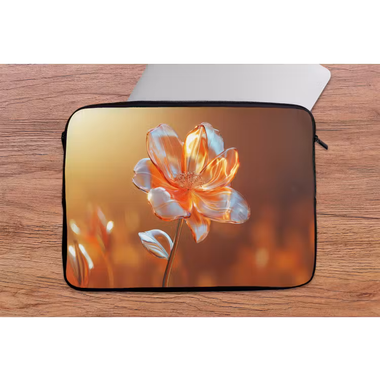 Laptophoes - Glazen - Bloem - Zonlicht — 2