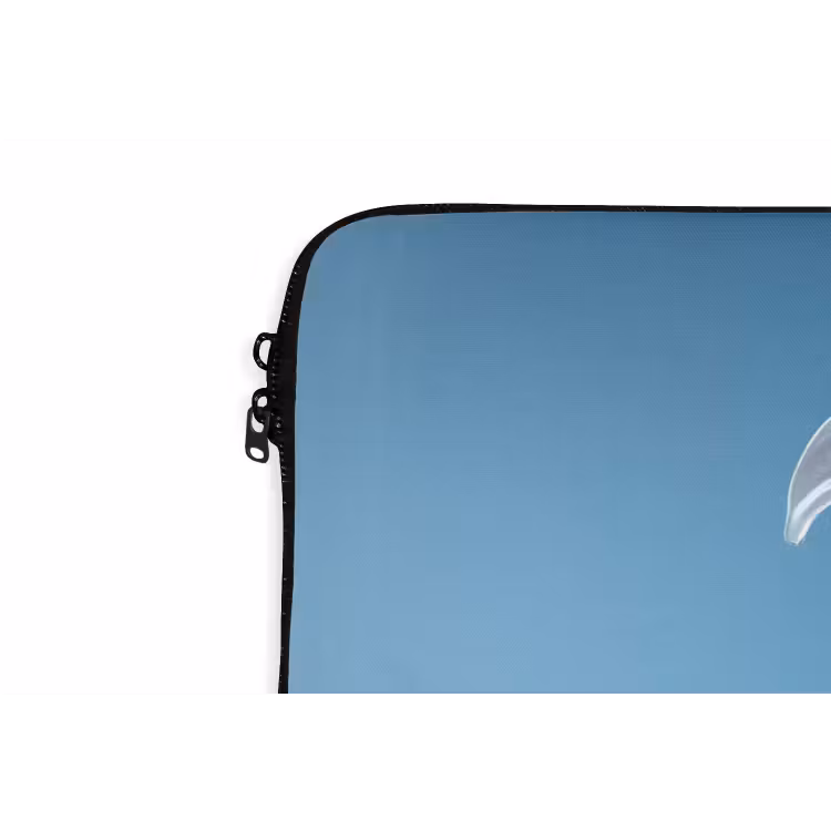 Laptophoes - Lelies - Blauw - Glazen — 6