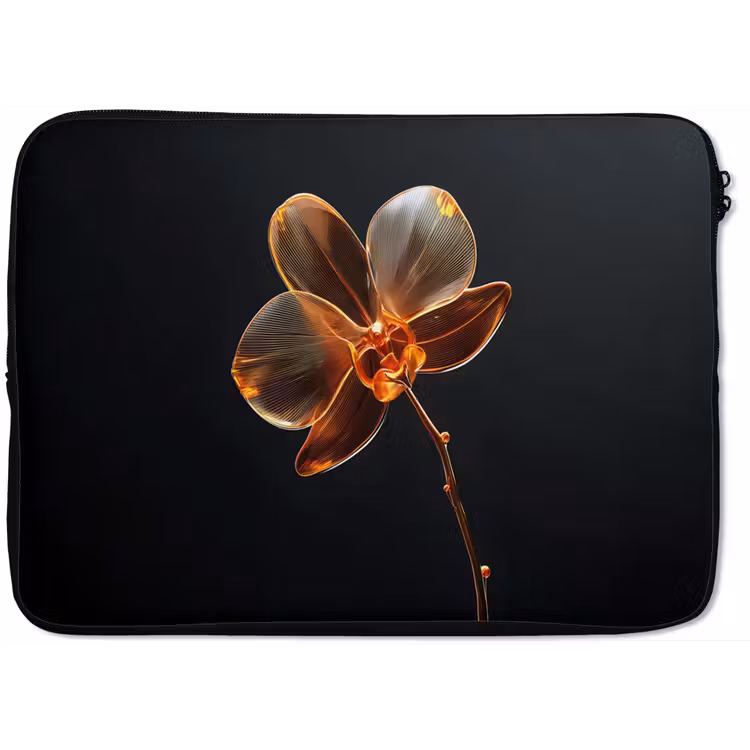 Laptophoes - Orchidee - Doorzichtig - Bloem — 1