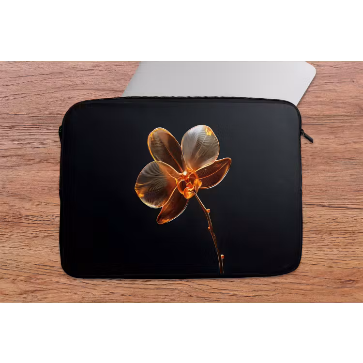 Laptophoes - Orchidee - Doorzichtig - Bloem — 2