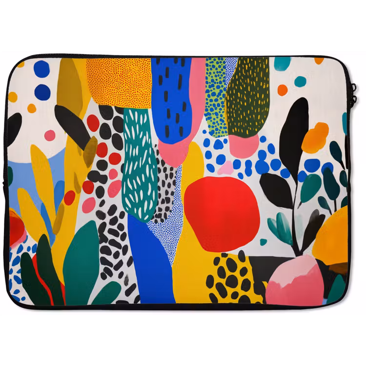 Laptophoes - Stippen - Vormen - Modern - Kleuren — 1