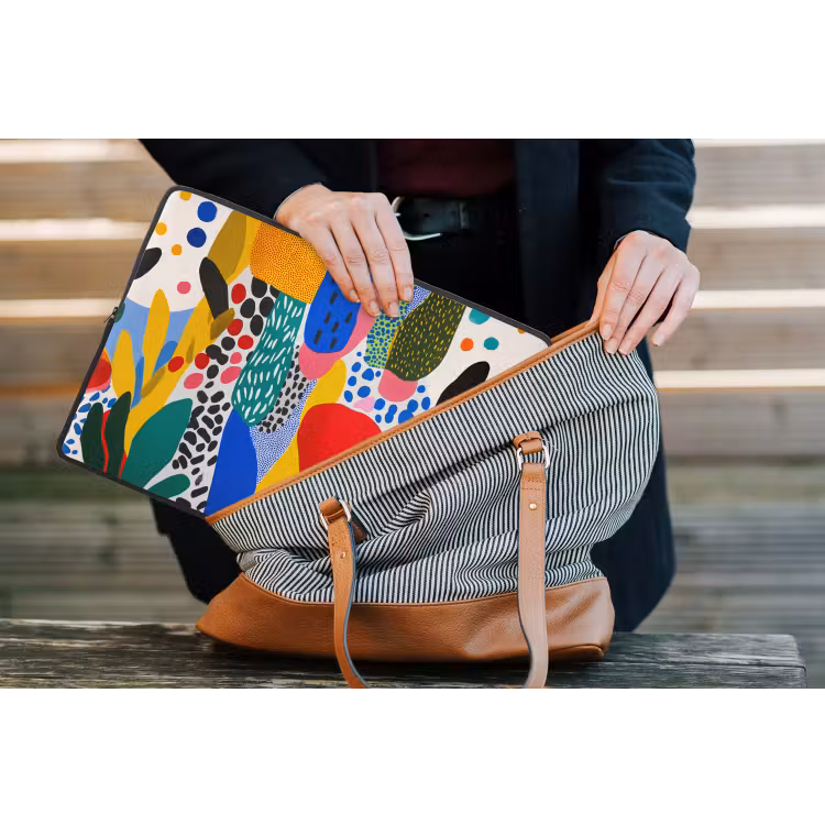 Laptophoes - Stippen - Vormen - Modern - Kleuren — 4