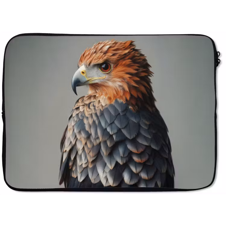 Laptophoes - Vogel - Realistisch - Veren - Bruin — 1