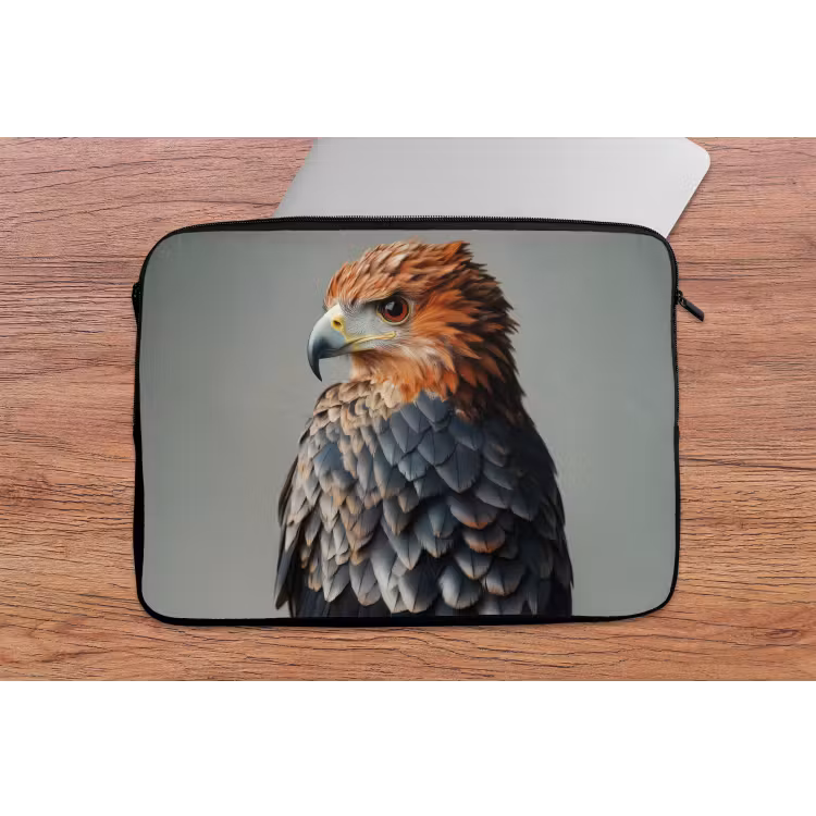 Laptophoes - Vogel - Realistisch - Veren - Bruin — 2