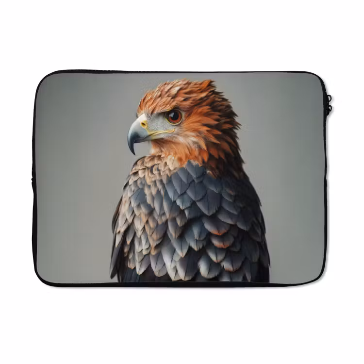 Laptophoes - Vogel - Realistisch - Veren - Bruin — 5
