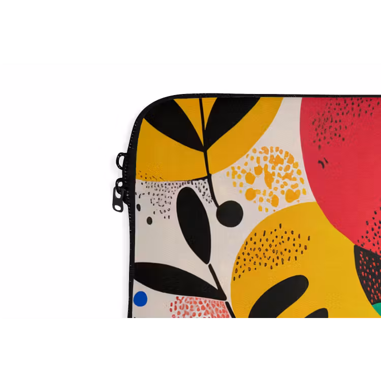Laptophoes - Vormen - Stippen - Kleurrijk — 6