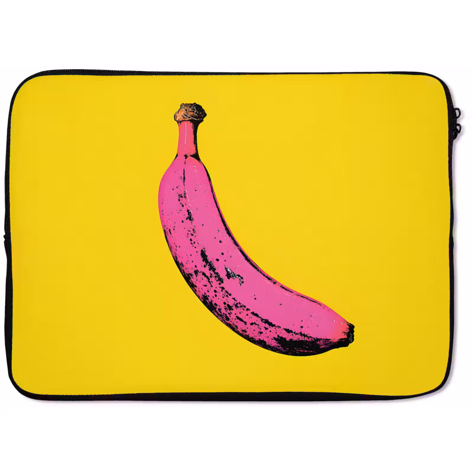 Laptophoes - Banaan - Grafisch - Geel — 1