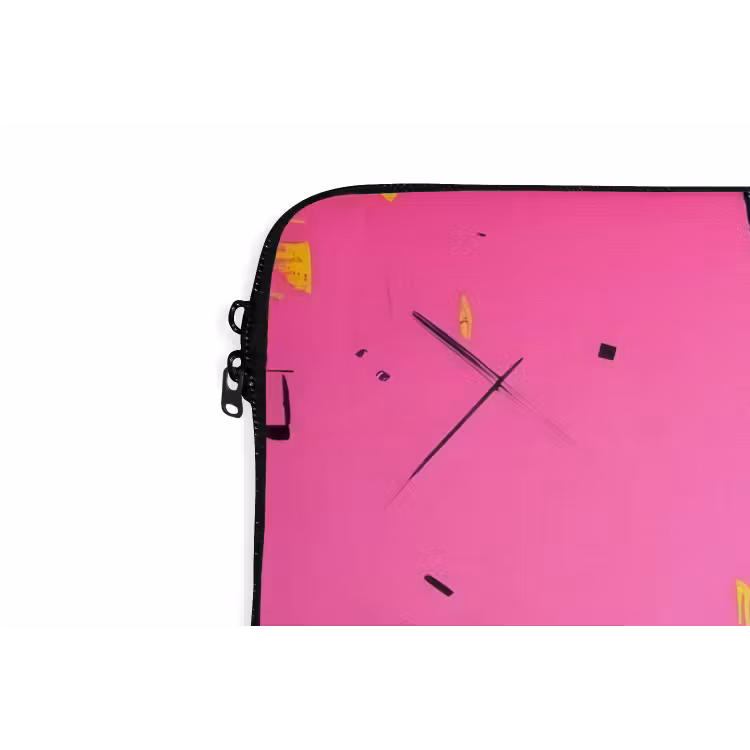 Laptophoes - Konijn - Felroze - Sjaal - Abstract — 6