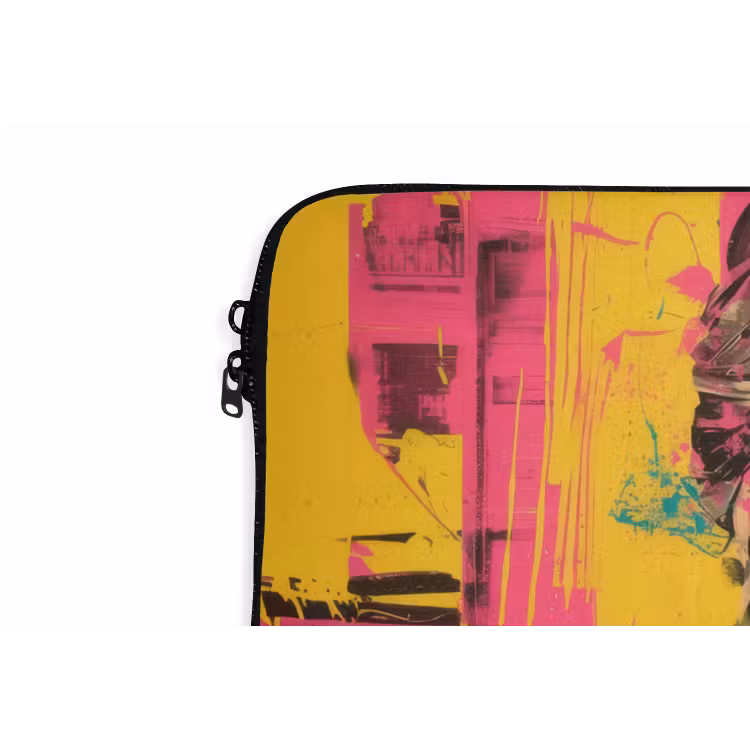 Laptophoes - Vrouw - Verfstrepen - Gekleurd — 6