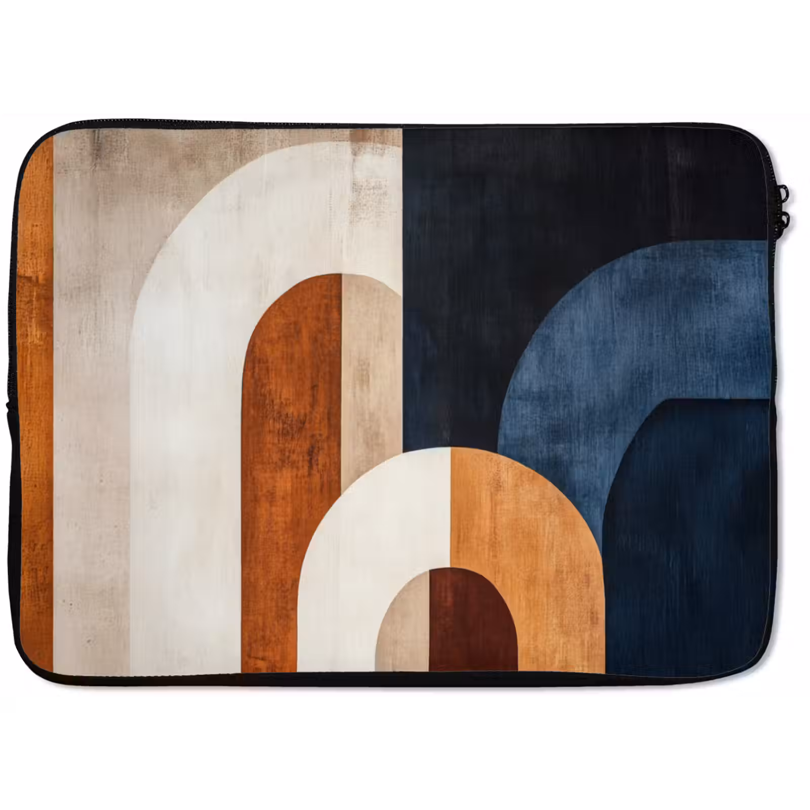Laptophoes - Abstract - Vormen - Donkerblauw — 1