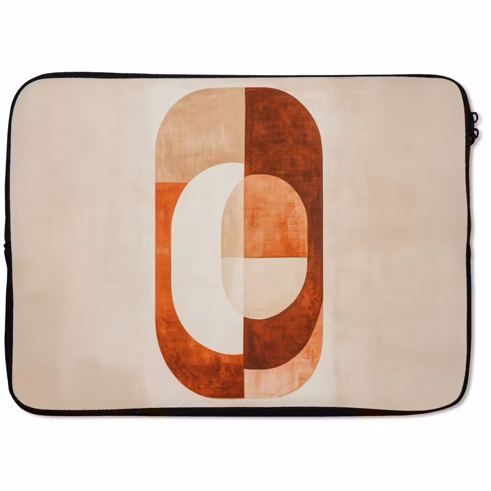 Laptophoes - Illustratie - Abstract - Vormen - Rood — 1