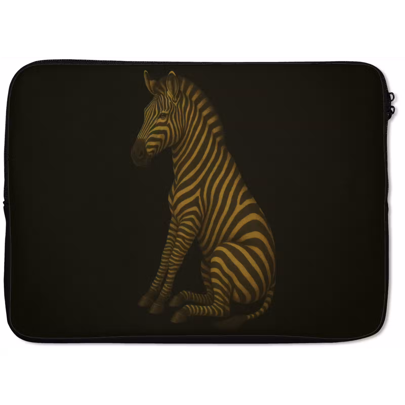 Laptophoes - Zebra - Strepen - Goud — 1