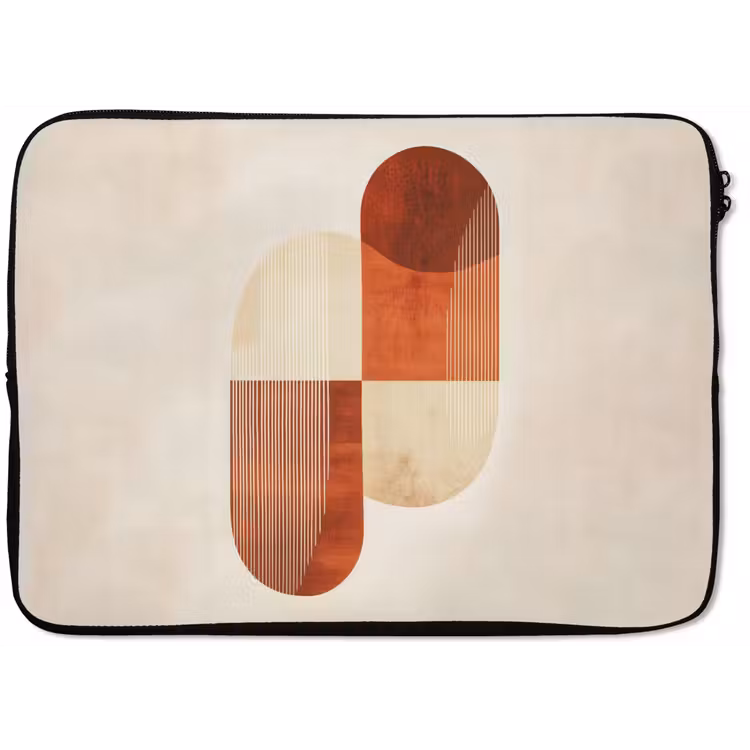Laptophoes - Bogen - Beige - Vormen — 1