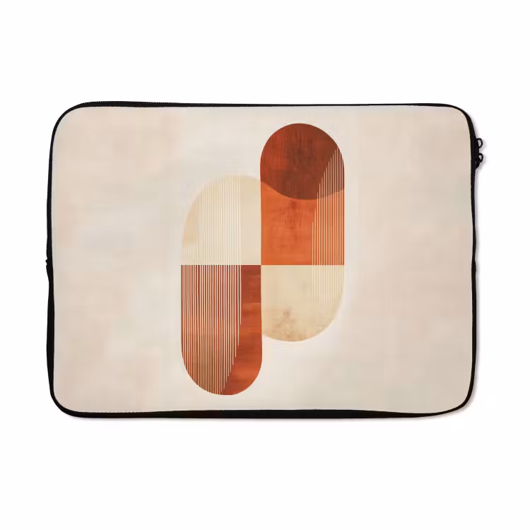 Laptophoes - Bogen - Beige - Vormen — 5