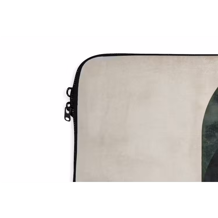 Laptophoes - Bogen - Donkergroen - Lijnen — 6