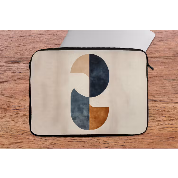 Laptophoes - Cirkels - Abstract - Kleurrijk — 2