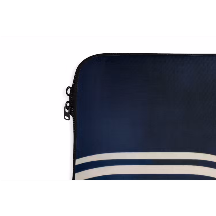 Laptophoes - Donkerblauw - Abstract - Lijnen — 6