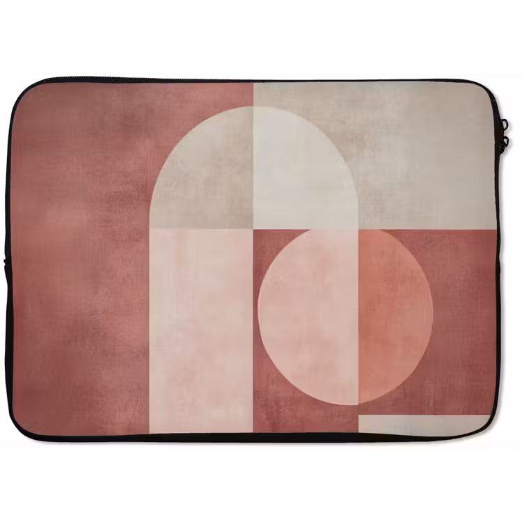 Laptophoes - Figuren - Abstract - Roze — 1