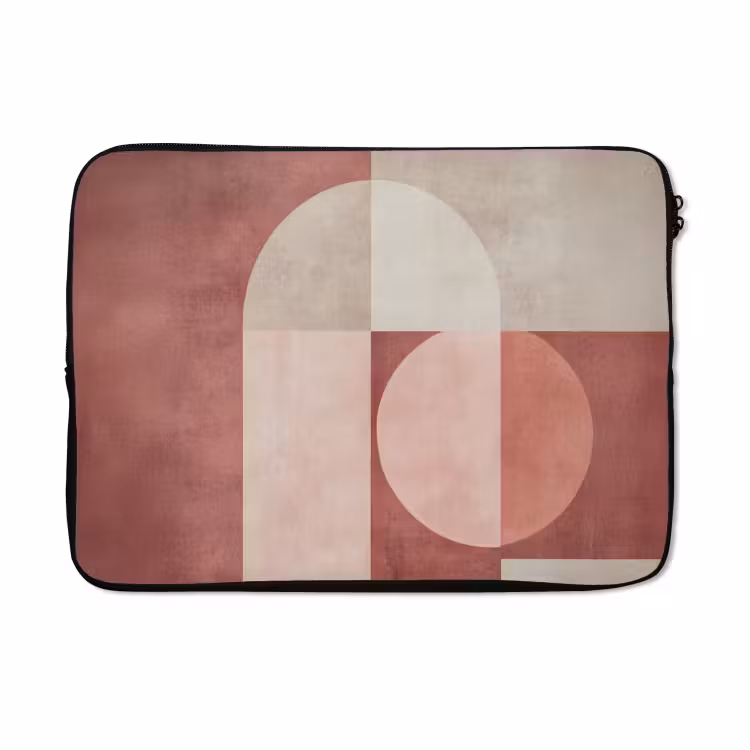 Laptophoes - Figuren - Abstract - Roze — 5