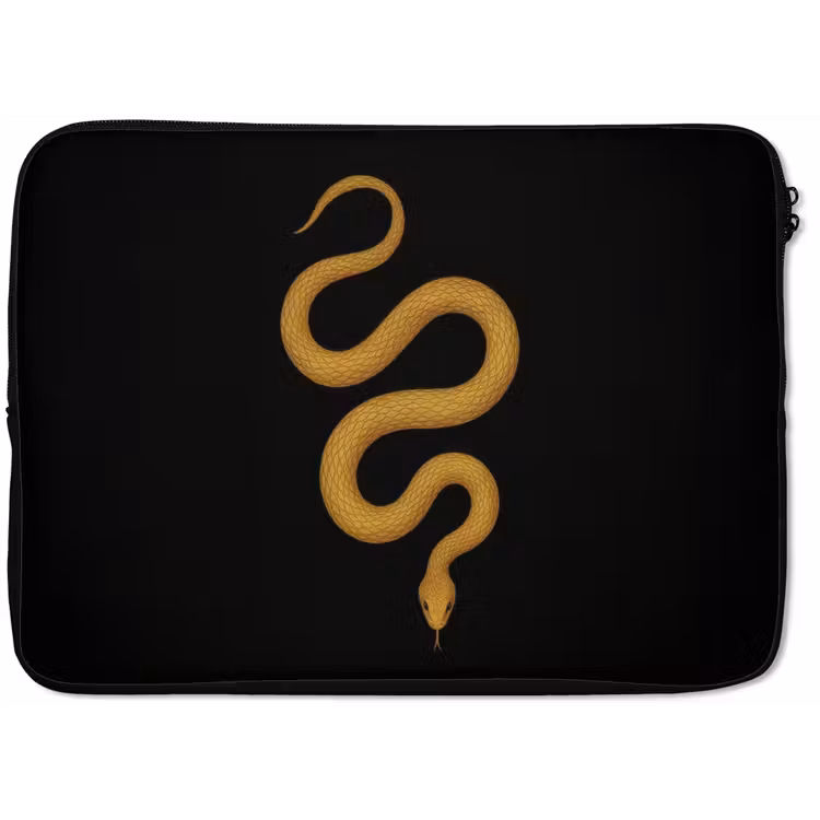 Laptophoes - Slang - Minimalistisch - Goud — 1