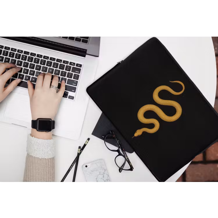 Laptophoes - Slang - Minimalistisch - Goud — 3