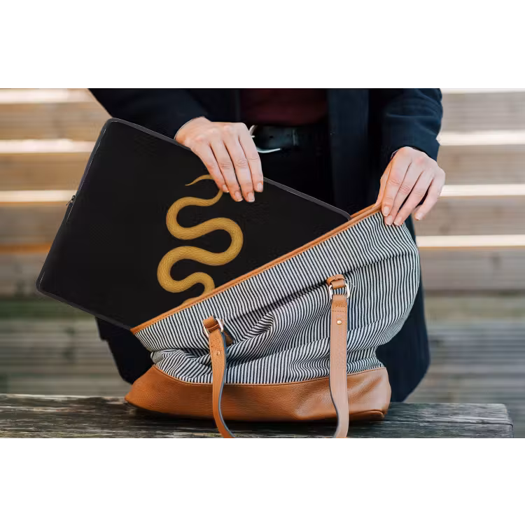 Laptophoes - Slang - Minimalistisch - Goud — 4