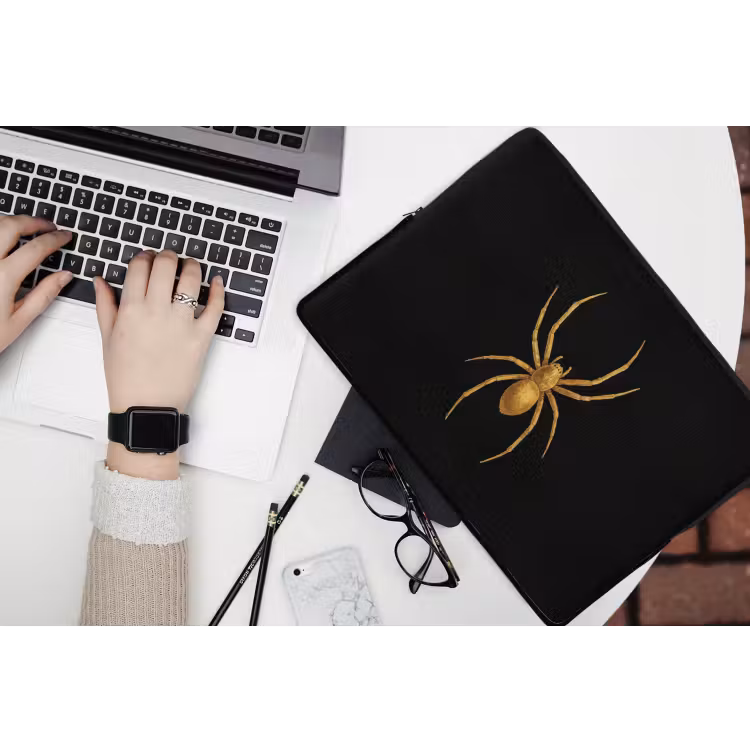 Laptophoes - Spin - Goud - Minimalistisch - Poten — 3
