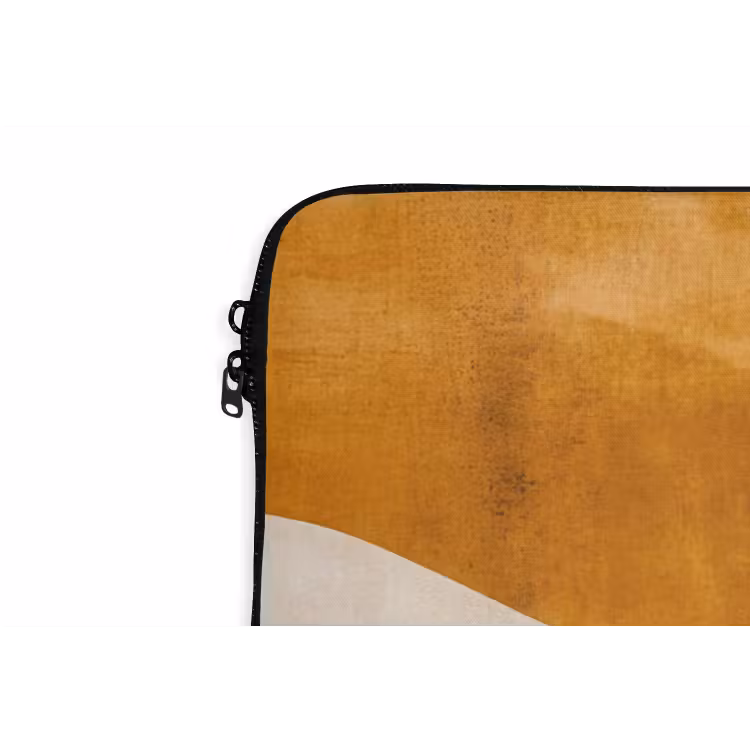 Laptophoes - Vormen - Okergeel - Abstract — 6