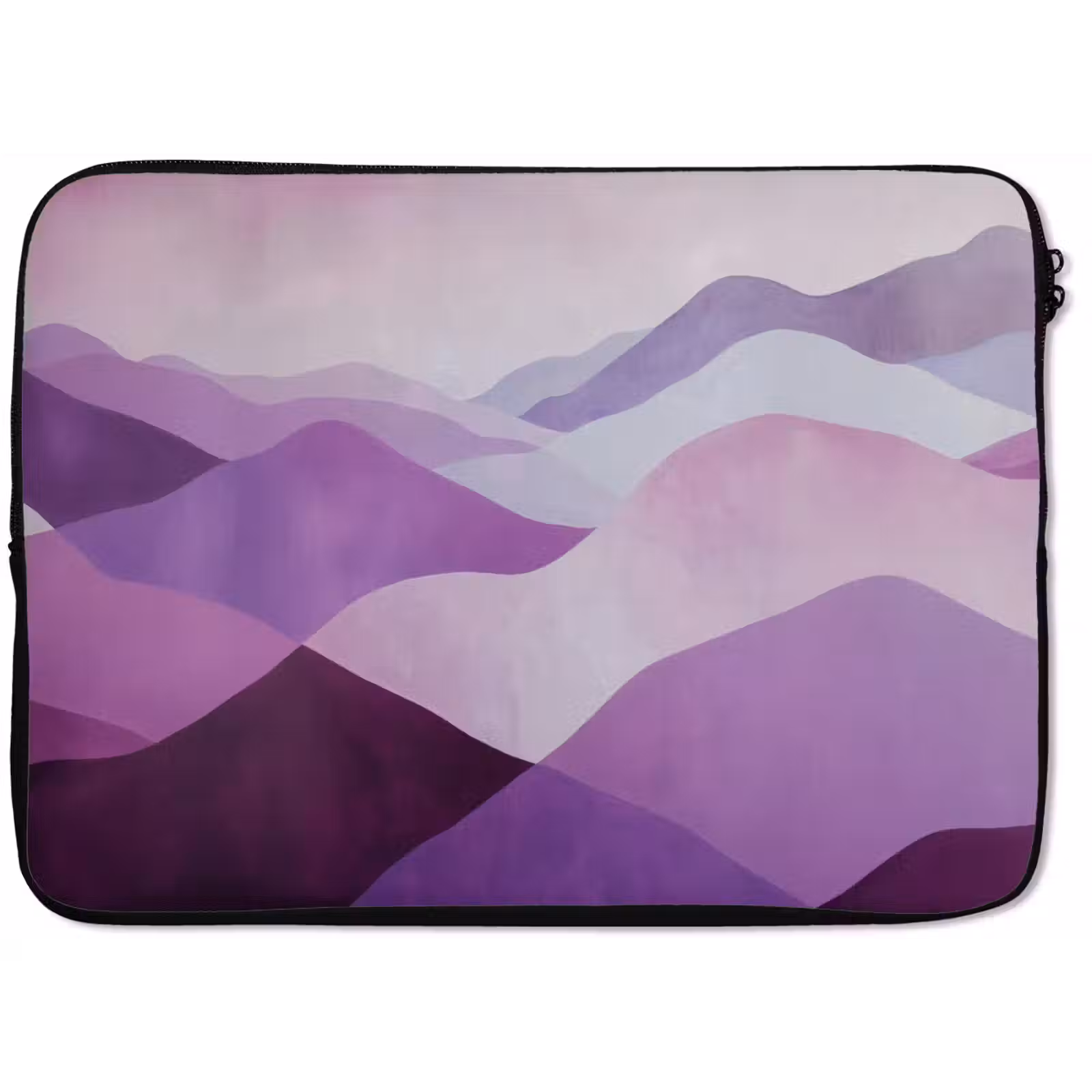 Laptophoes - Abstract - Heuvels - Landschap - Paars — 1