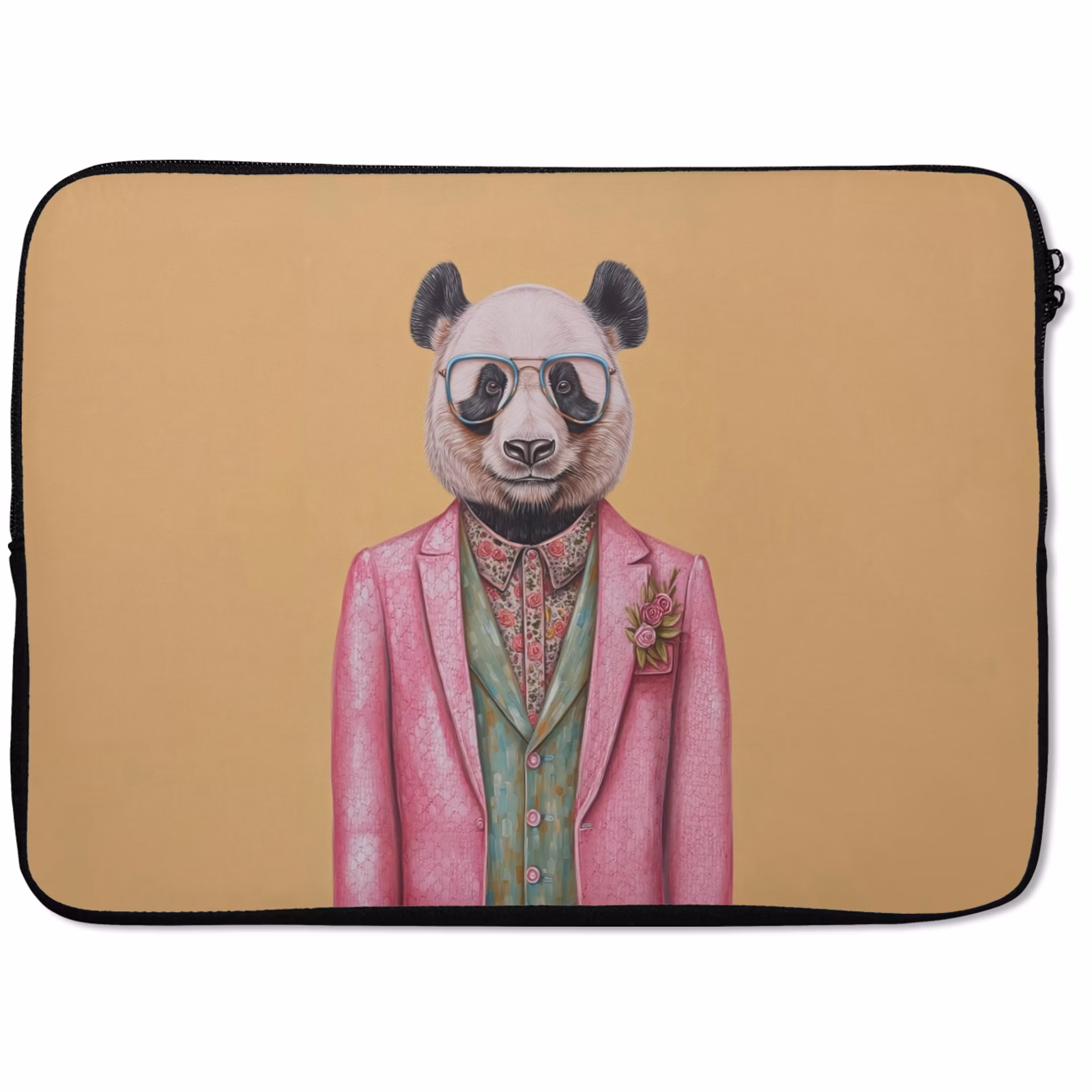 Laptophoes - Panda - Pak - Zonnebril - Blauw — 1