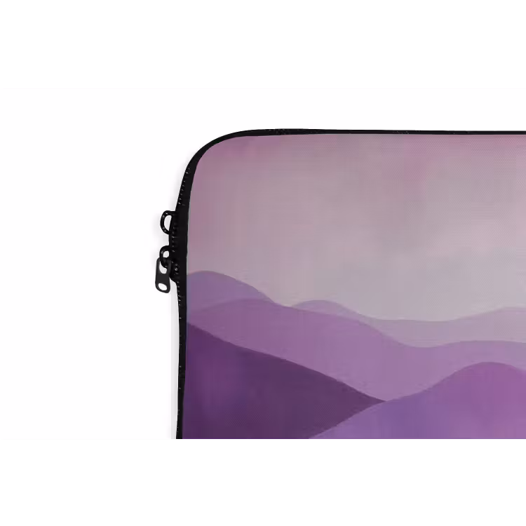 Laptophoes - Abstract - Heuvels - Landschap - Paars — 6