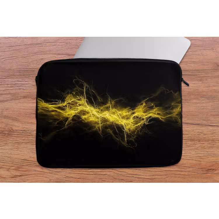 Laptophoes - Gaming - Elektriciteit - Geel - Energie — 2