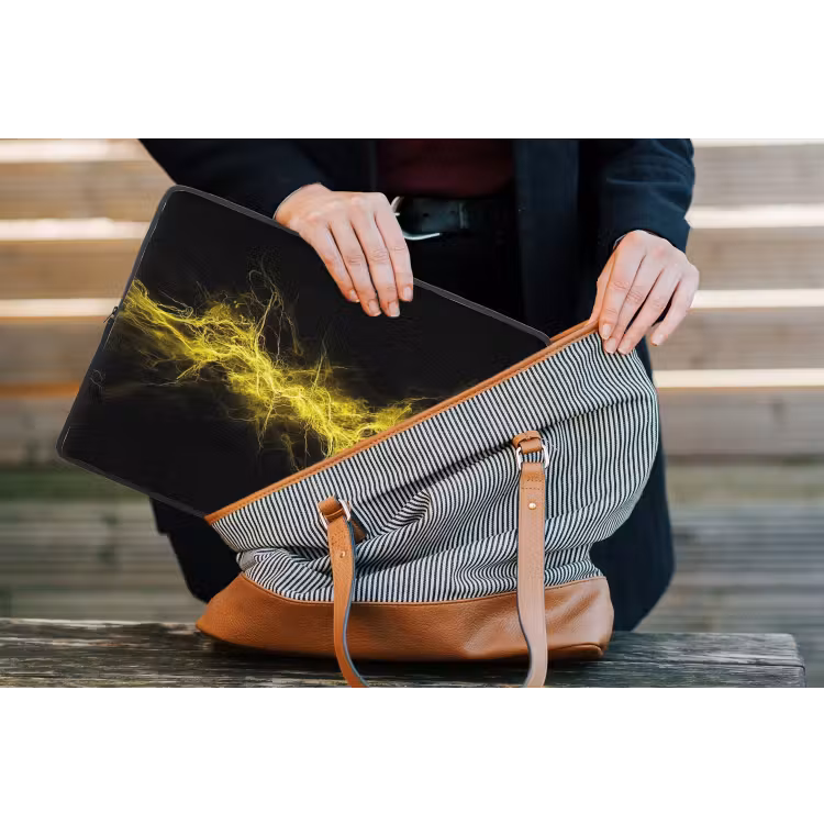 Laptophoes - Gaming - Elektriciteit - Geel - Energie — 4
