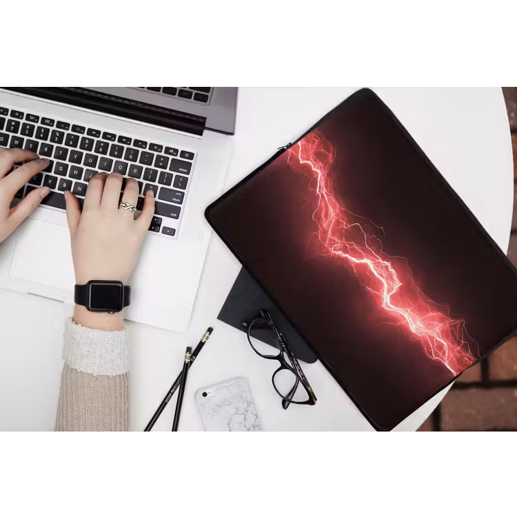 Laptophoes - Gaming - Rood - Elektriciteit - Energie - Lijn — 3