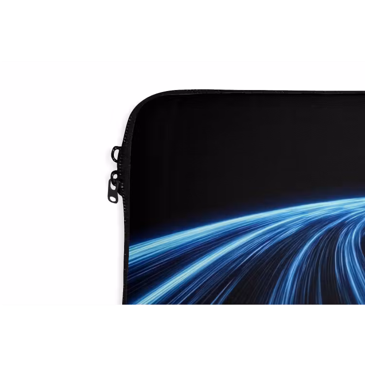 Laptophoes - Gaming - Strepen - Gebogen - Blauw — 6