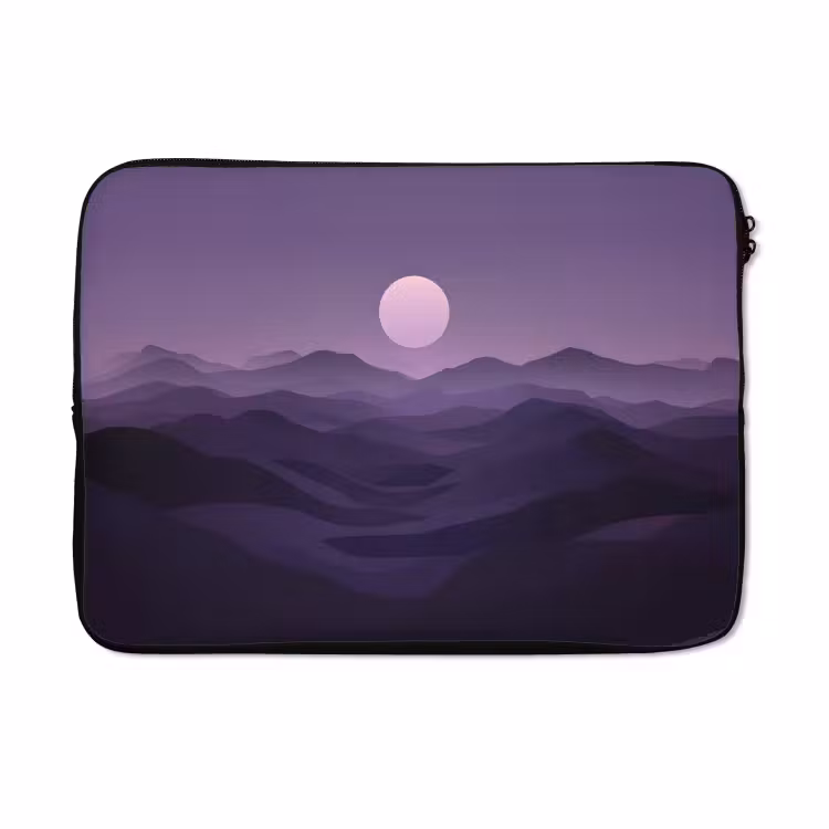 Laptophoes - Heuvels - Paars - Mist - Zon — 5