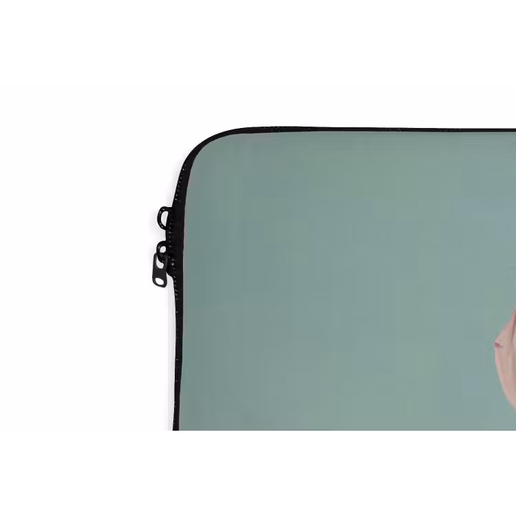 Laptophoes - Hond - Overhemd - Bloemen - Bril — 6