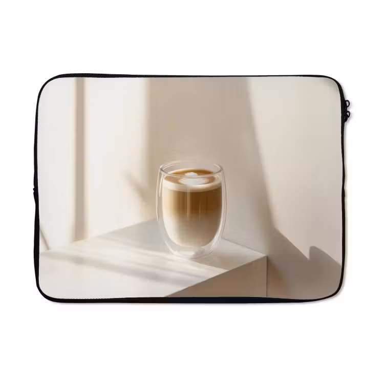 Laptophoes - Mok - Latte - Minimalistisch - Schaduw — 5