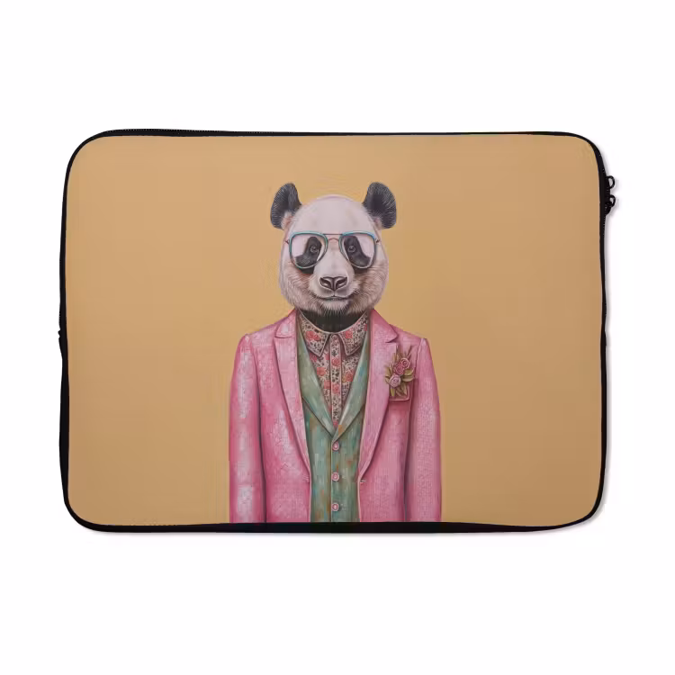 Laptophoes - Panda - Pak - Zonnebril - Blauw — 5