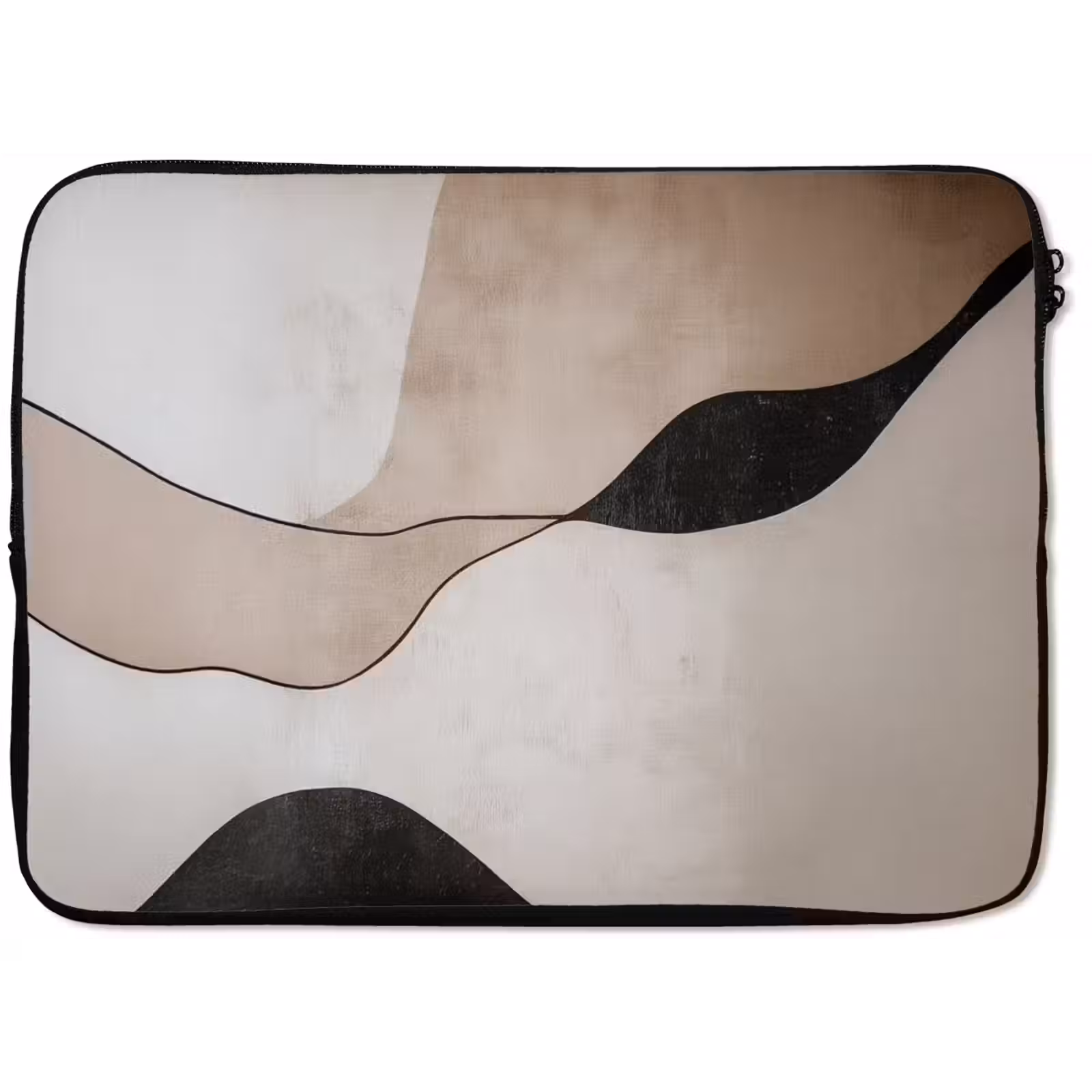 Laptophoes - Contourlijnen - Abstracte landschap — 1