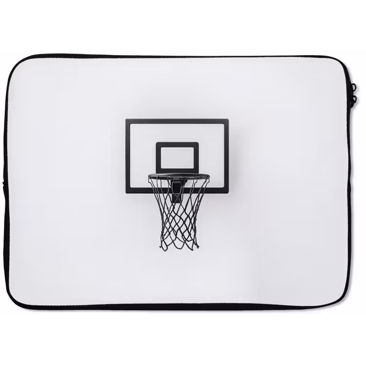 Laptophoes - Basketbalbord - Minimalistisch - Zwart — 1