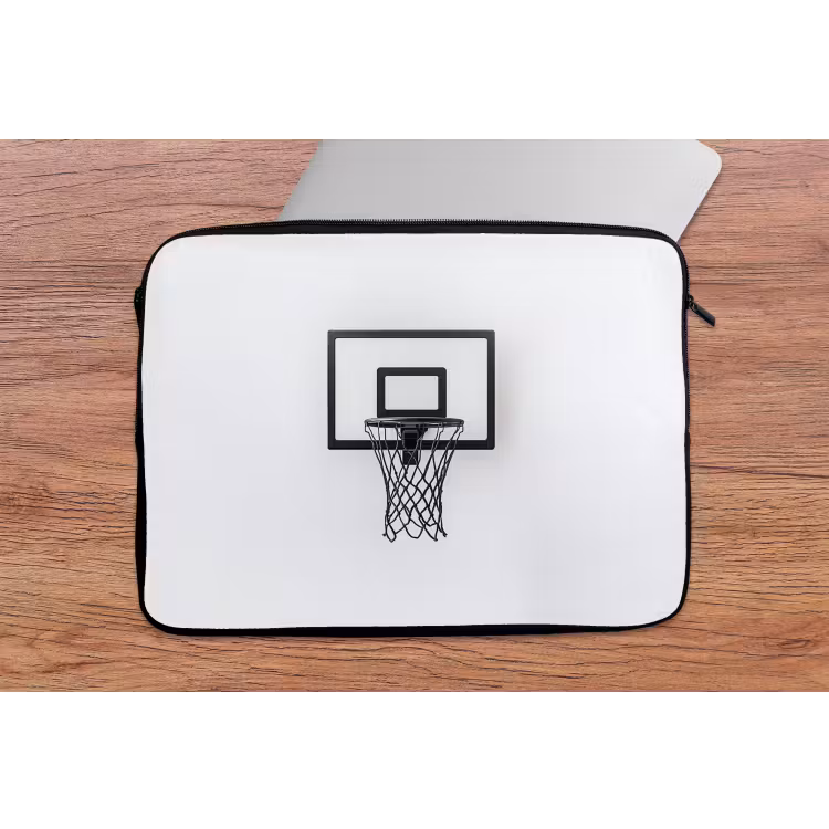 Laptophoes - Basketbalbord - Minimalistisch - Zwart — 2