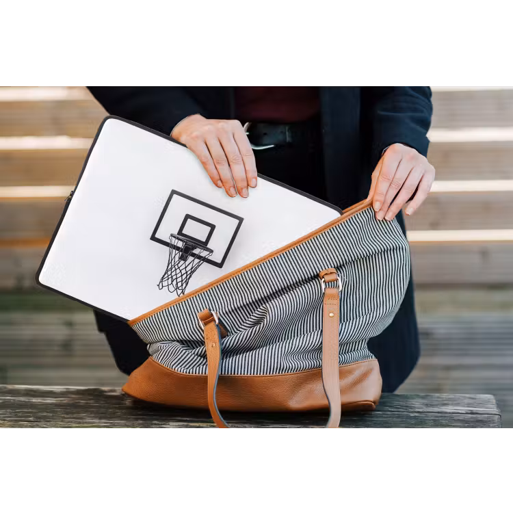 Laptophoes - Basketbalbord - Minimalistisch - Zwart — 4