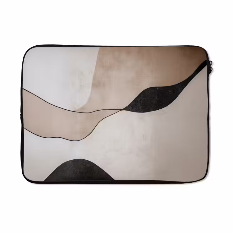 Laptophoes - Contourlijnen - Abstracte landschap — 5