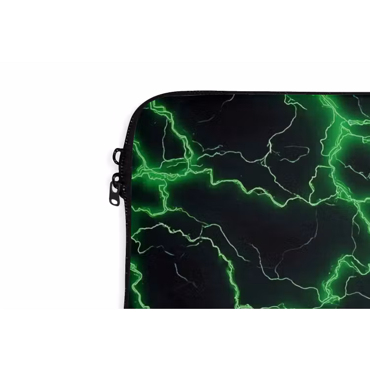 Laptophoes - Gaming - Bliksemflitsen - Groen - Energie — 6