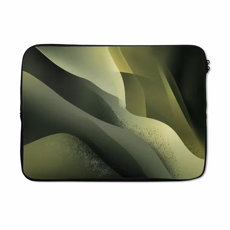 Laptophoes - Gaming - Golven - Abstract - Heuvels - Groen — 5
