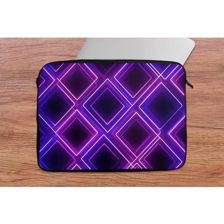 Laptophoes - Gaming - Ruiten - Neon - Paars — 2